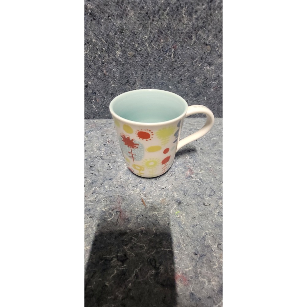 Starbucks Vintage 2009 Hand Painted Spring Floral Coffee/Tea Mug 12oz‎